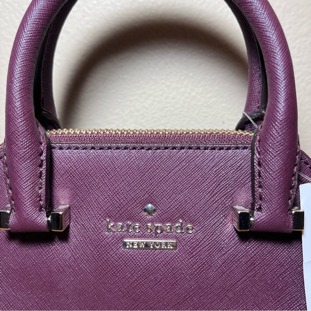 🎉 HP 🎉 NWT Kate Spade Cedar Street Mini Maise Mulledwine Crossbody - Picture 4 of 13